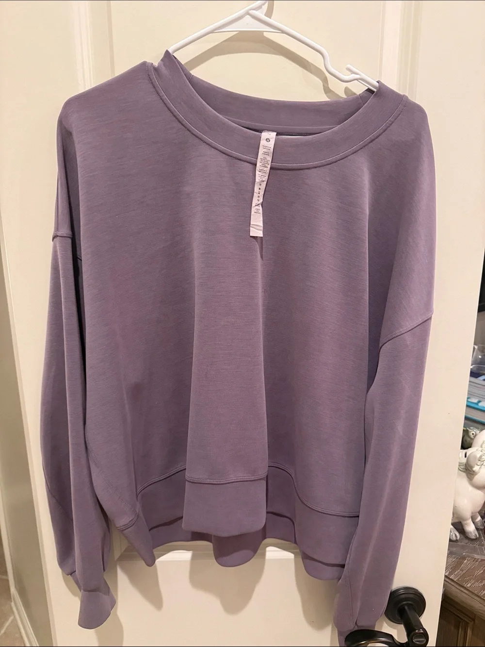lululemon athletica Oversized Lavender Crewneck Sweatshirt